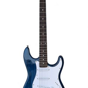 Guitare électrique pour débutant couleur Bleu Transparent